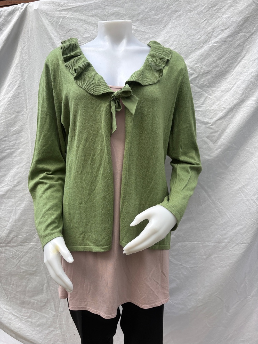 J. Jill Olive Green Knit Top - Picture 10 of 12